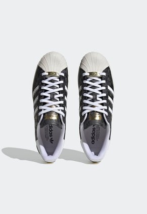 Tenis Lifestyle Negro-Marfil-Dorado adidas Originals Superstar