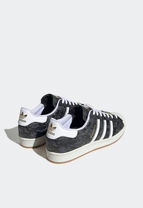 Tenis Lifestyle Negro-Marfil-Dorado adidas Originals Superstar