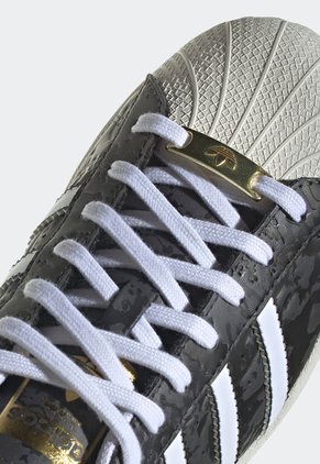 Tenis Lifestyle Negro-Marfil-Dorado adidas Originals Superstar