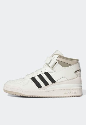 Tenis Lifestyle Marfil-Negro-Gris adidas Originals Forum Mid