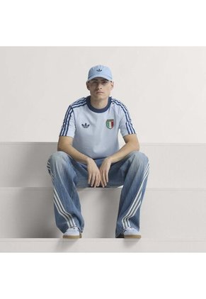 Camiseta Adidas Hombre Italia Originals - Azul