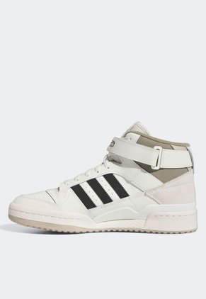 Tenis Lifestyle Marfil-Negro-Gris adidas Originals Forum Mid