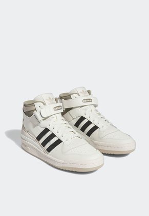 Tenis Lifestyle Marfil-Negro-Gris adidas Originals Forum Mid