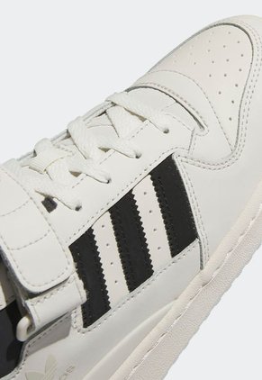 Tenis Lifestyle Beige-Negro-Gris adidas Originals Forum Low