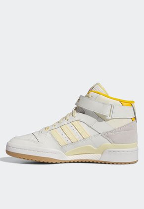 Tenis Lifestyle Marfil-Mostaza-Amarillo adidas Originals Forum Mid