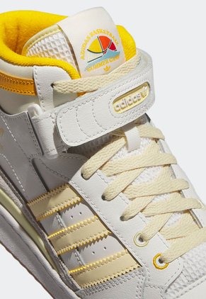 Tenis Lifestyle Marfil-Mostaza-Amarillo adidas Originals Forum Mid