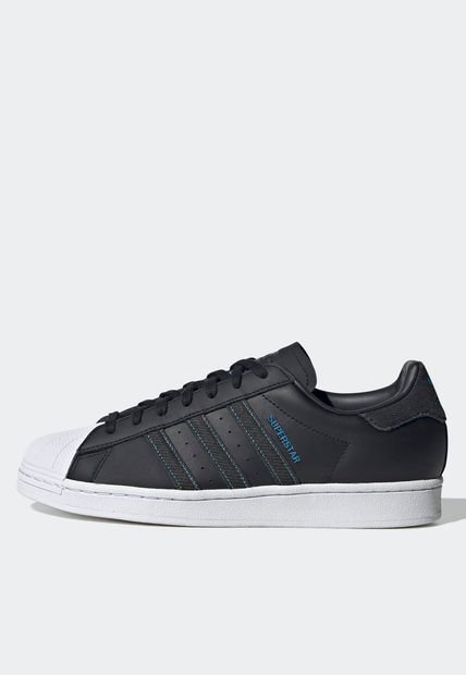 Tenis Lifestyle Negro-Blanco-Azul adidas Originals Superstar