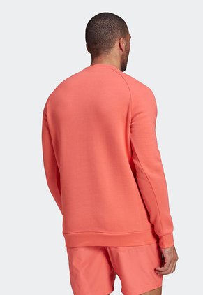 Buzo Salmón-Blanco adidas Originals Essential Crew