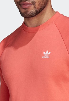 Buzo Salmón-Blanco adidas Originals Essential Crew