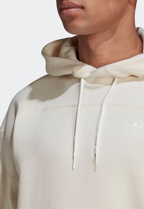 Hoodie Marfil-Blanco adidas Originals Adicolor Clean Classics