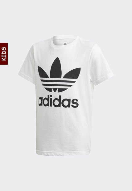 Camiseta Blanco-Negro adidas Kids Trifolio