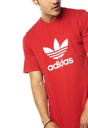 Camiseta Roja adidas Originals Trefoil T-Shirt