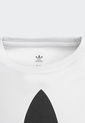 Camiseta Blanco-Negro adidas Kids Trifolio de adidas Originals