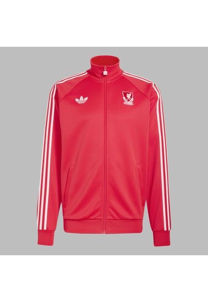 Chaqueta Adidas Hombre Deportiva Originals Liverpool FC - Rojo