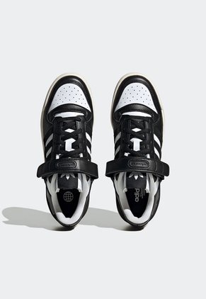 Tenis Lifestyle Negro-Blanco-Verde Neón adidas Originals Forum Low