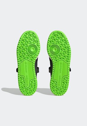 Tenis Lifestyle Negro-Blanco-Verde Neón adidas Originals Forum Low