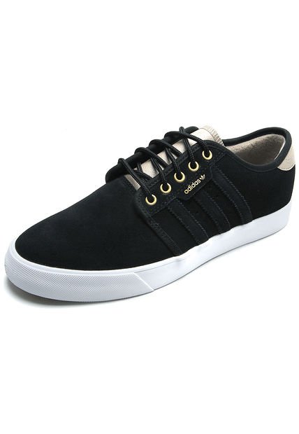 Tenis Negro-Taupe-Blanco adidas Originals Seeley