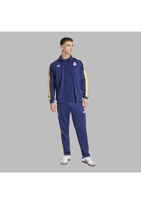 Chaqueta Adidas Hombre Deportiva Originals Real Madrid - Azul