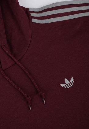 Hoodie adidas Originals Adicolor Classics 3 Rayas Vinotinto