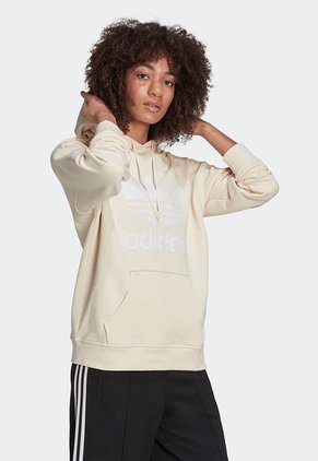 Buzo Beige-Blanco adidas Originals Adicolor Trifolio