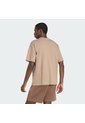 Camiseta Café Adidas Essentials Trifolio Tejido Hombre de adidas Originals