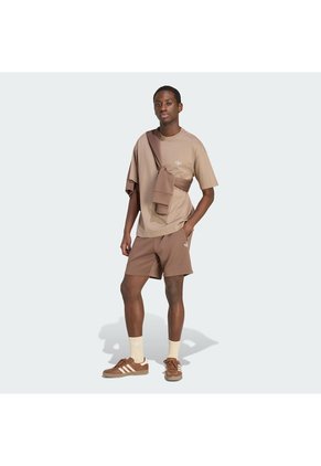 Camiseta Café Adidas Essentials Trifolio Tejido Hombre