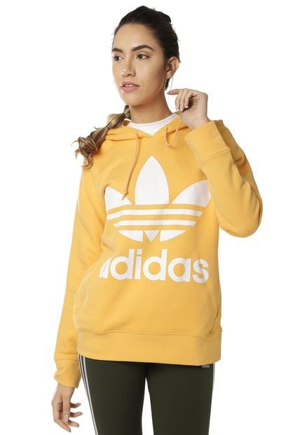 Yellow Buzo Adidas Amarillo Mujer Buzo Amarillo-Blanco Adidas