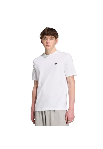 Camiseta Blanca Adidas Essentials Trifolio Hombre