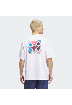 Camiseta Skate Blanca Adidas X Mark Gonzales Modernist