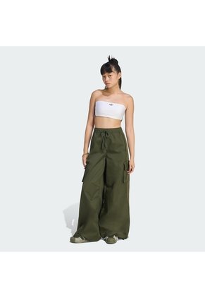 Top Blanco Adidas Entubado 3 Rayas Mujer