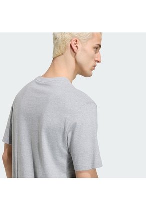 Camiseta Gris Adidas Essentials Trifolio Hombre