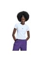 Camiseta Blanca Adidas Essentials Ceñida Mujer de adidas Originals