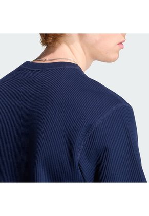 Camiseta Azul Adidas Trifolio Essentials Hombre
