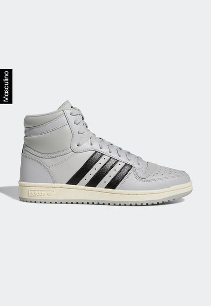 Tenis Basketball Gris-Negro-Beige adidas Originals TOP TEN RB