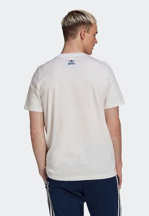 Camiseta Blanco-Verde-Azul adidas Originals Unite