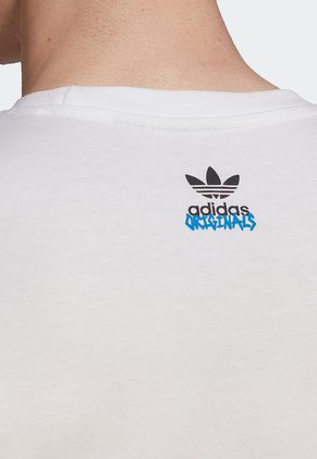 Camiseta Blanco-Verde-Azul adidas Originals Unite