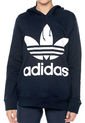 Buzo Azul-Blanco adidas Originals Trefoil Hoodie de adidas Originals