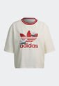 Camiseta Blanco-Rojo-Verde adidas Originals Thebe Magugu de adidas Originals