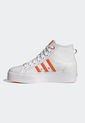 Tenis Lifestyle Blanco-Naranja adidas Originals NIZZA PLATFORM MID VEGAN SHOES de adidas Originals