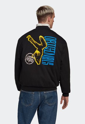 Chaqueta Negro-Blanco-Amarillo adidas Originals Unite