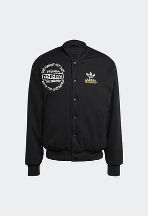 Chaqueta Negro-Blanco-Amarillo adidas Originals Unite