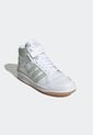 Tenis Lifestyle Blanco-Verde-Café adidas Originals Forum Mid de adidas Originals