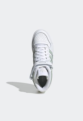 Tenis Lifestyle Blanco-Verde-Café adidas Originals Forum Mid
