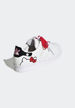 Tenis Lifestyle Blanco-Rojo-Negro adidas Originals HELLO KITTY SUPERSTAR SHOES