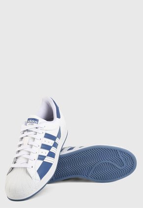 Tenis Lifestyle Blanco-Azul adidas Originals Superstar