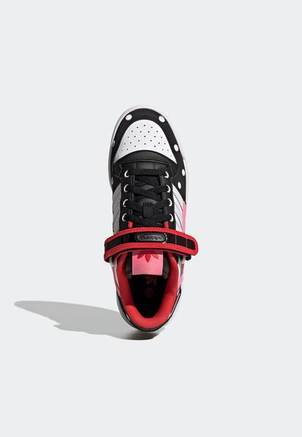 Stitch Adidas Forum Para Mujer Tenis Lifestyle Negro-Blanco-Rosa
