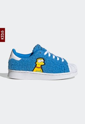 Tenis Lifestyle Azul-Blanco-Amarillo Los Simpson adidas Originals ZAPATILLA SUPERSTAR
