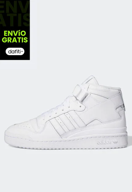 Tenis adidas Originals Forum Mid Blanco