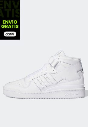 Tenis adidas Originals Forum Mid Blanco