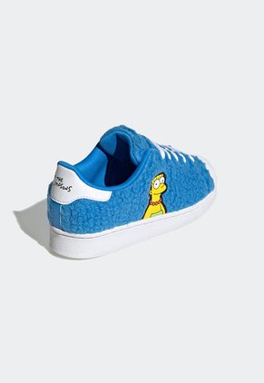 Tenis Lifestyle Azul-Blanco-Amarillo Los Simpson adidas Originals ZAPATILLA SUPERSTAR